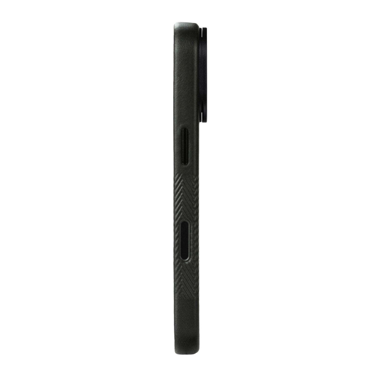 iPhone 17 - Herring Magnetic Stand Leather Case - Raven Black