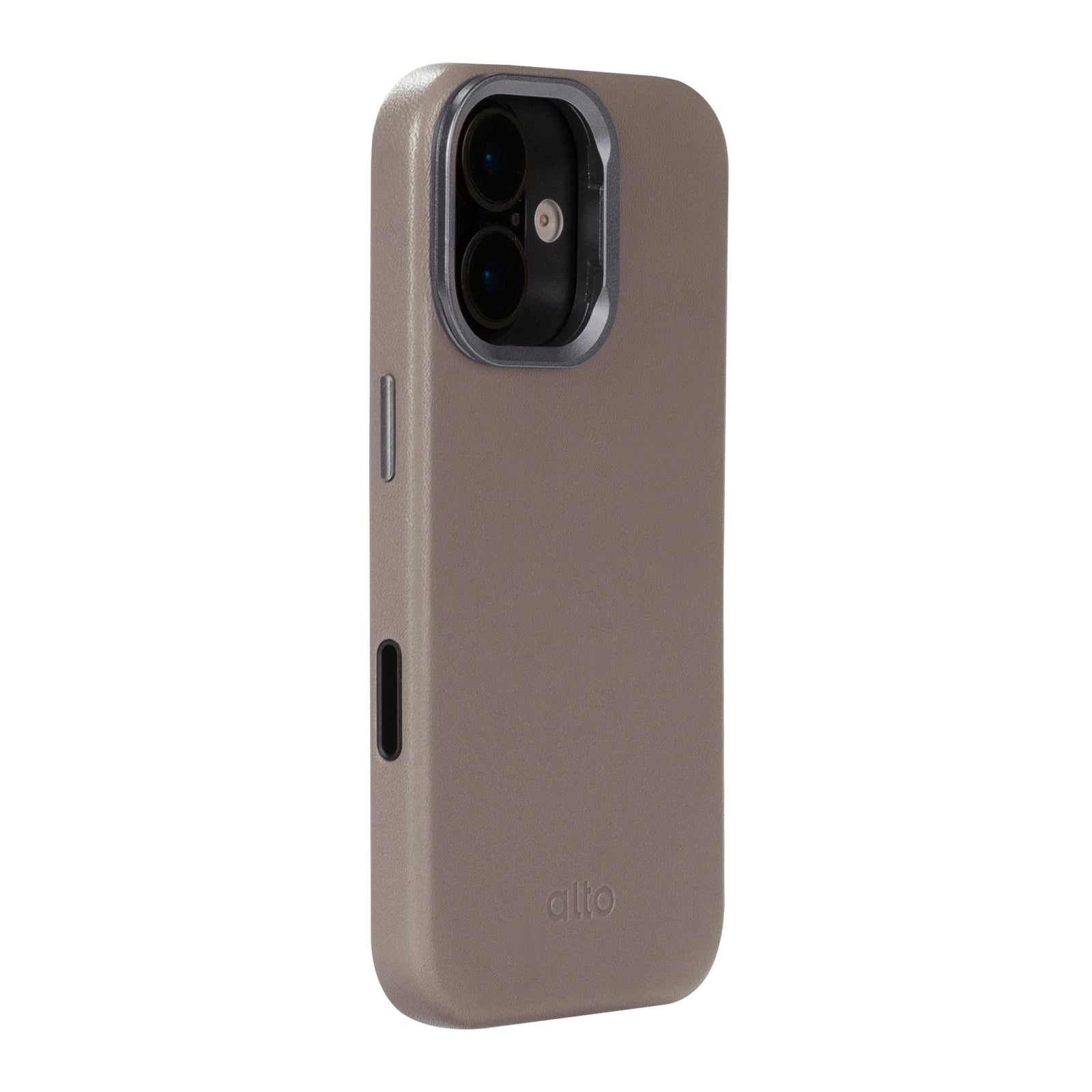 iPhone 17 - Uplop Magnetic Stand Leather Case - Cement