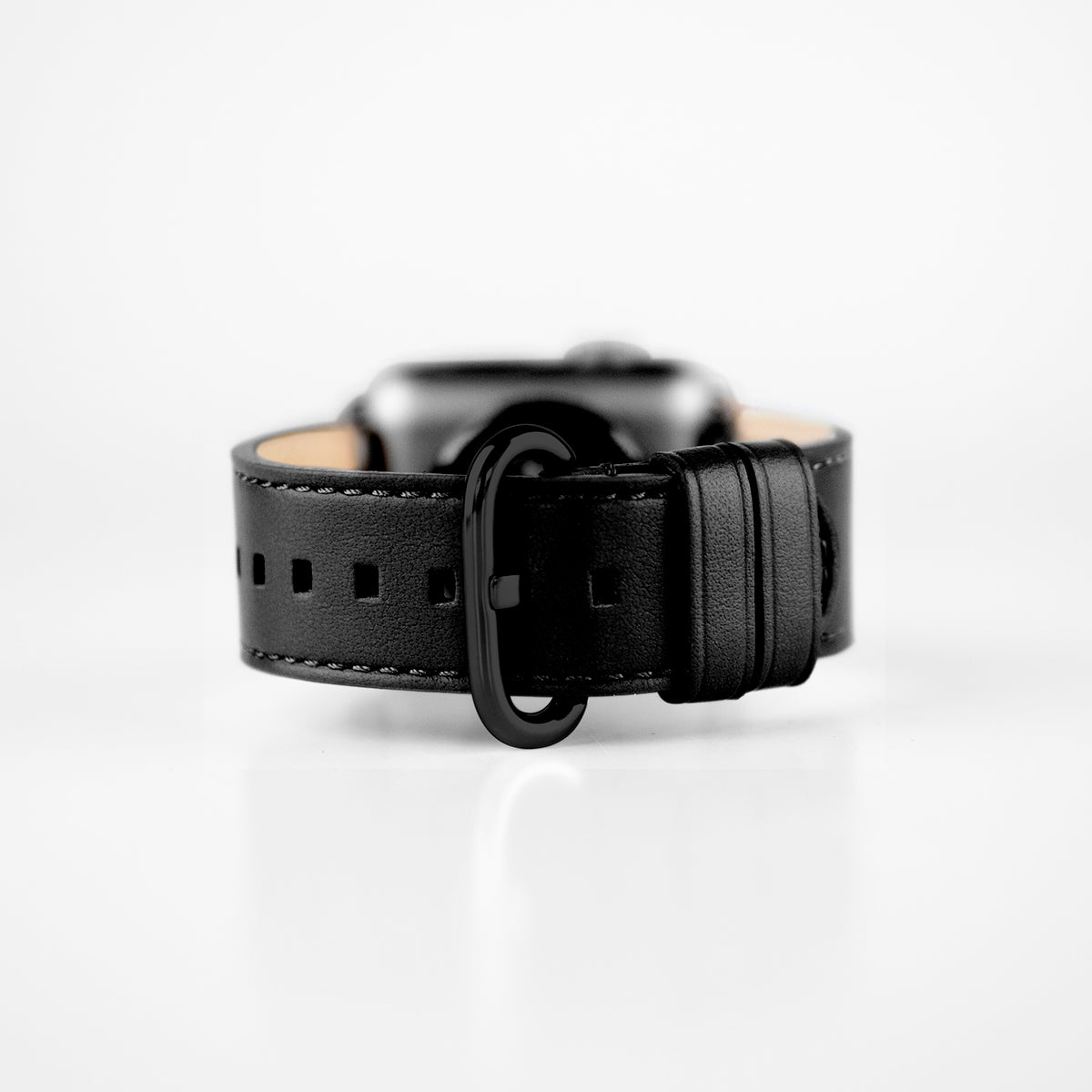 アップルウォッチレザーバンド38/40/41mm  - レイヴンブラック