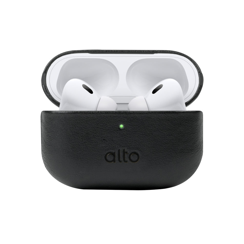 AirPods Pro 2レザーケース-RavenBlack