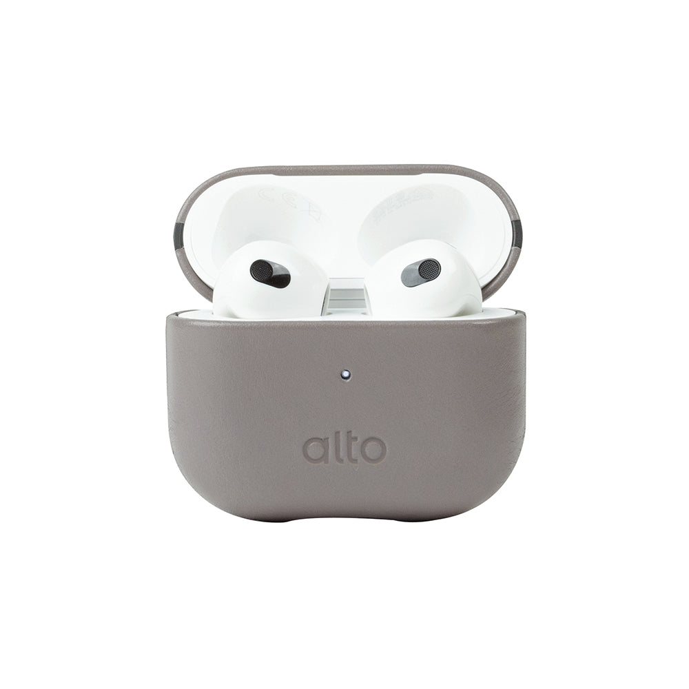 AirPods 3 Leather Case – Cement Gray