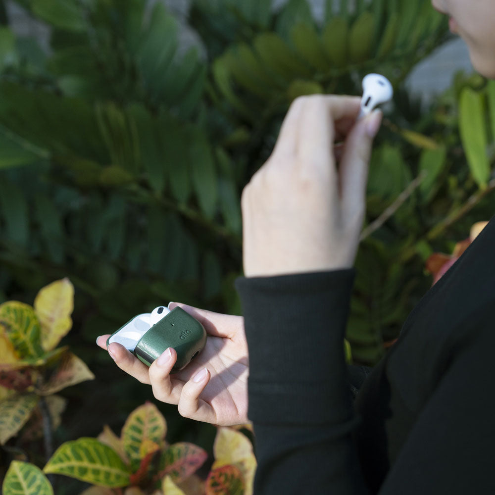 AirPods 3 Leather Case – Forest Green