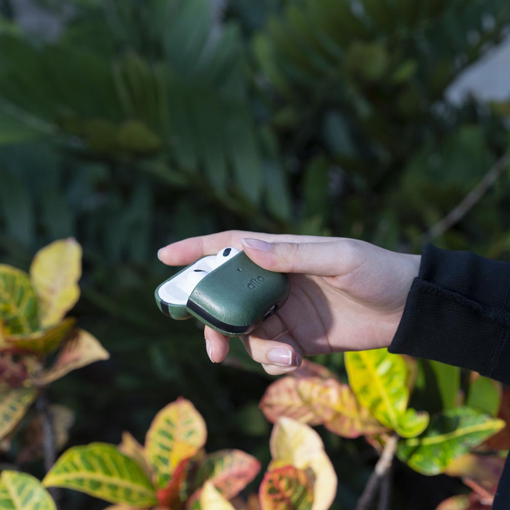 AirPods 3 Leather Case – Forest Green