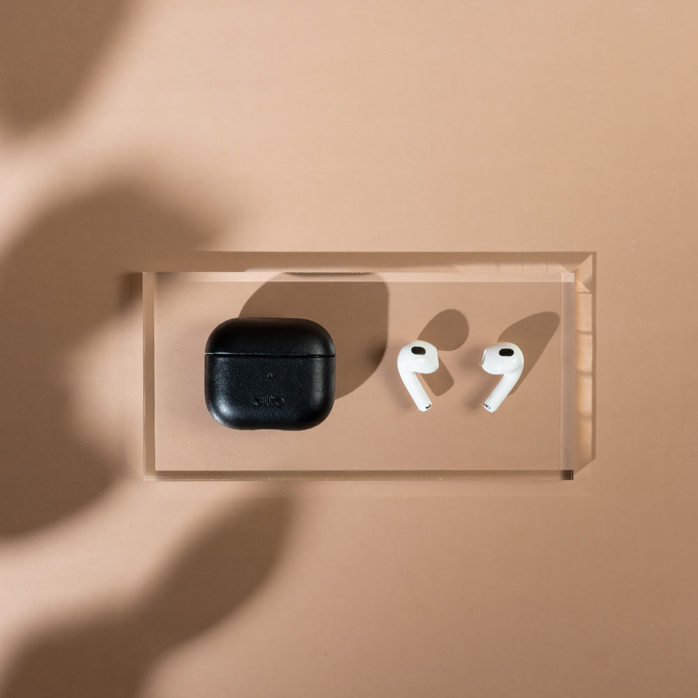AirPods 3 Leather Case – Raven Black