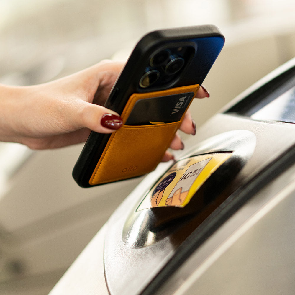 Magnetic Wallet - Caramel Brown