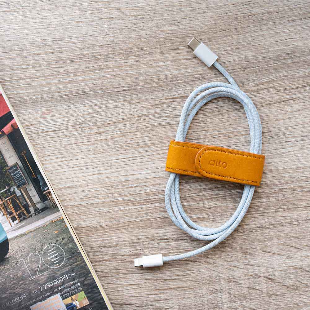 Magnetic Leather Clip – Caramel Brown