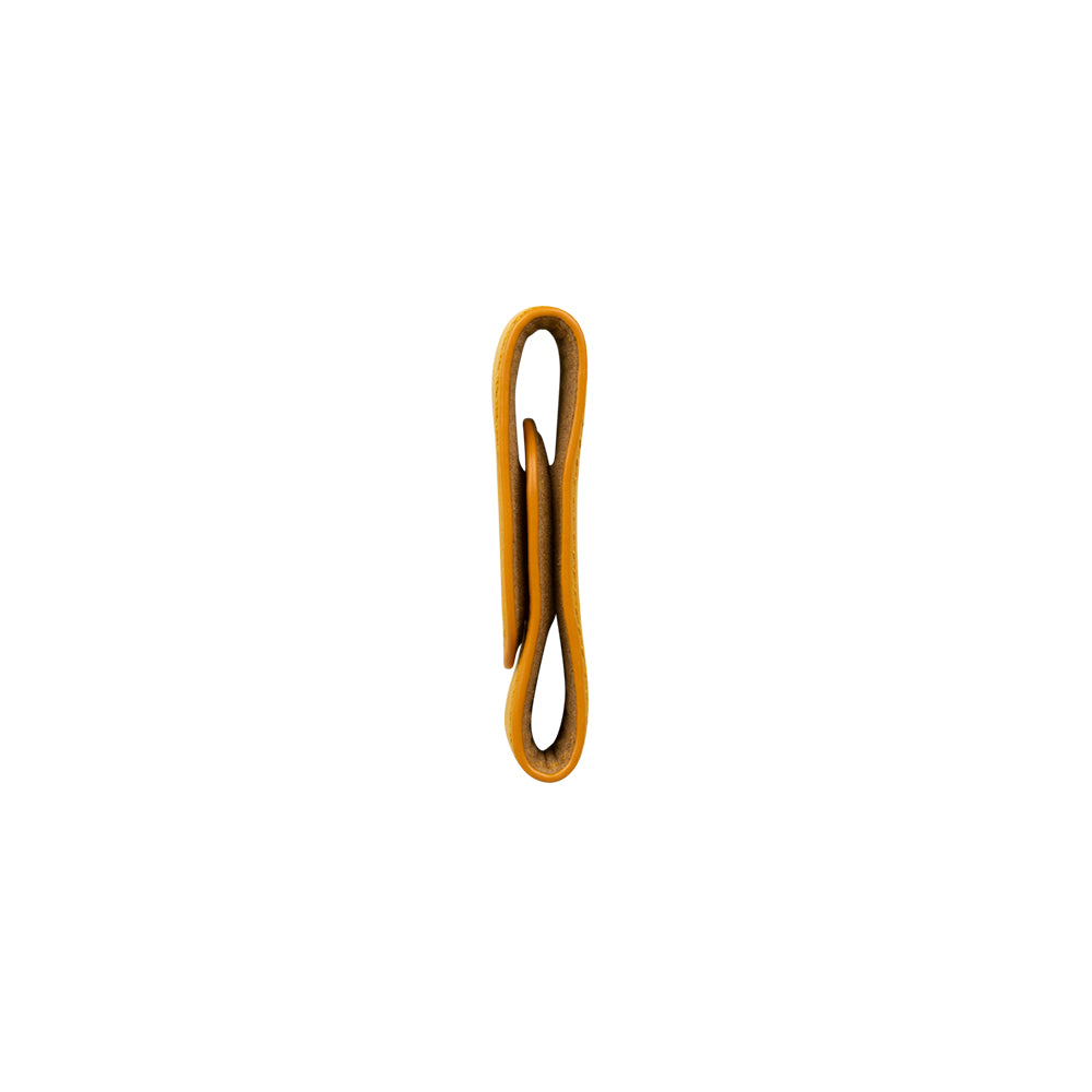 Magnetic Leather Clip – Caramel Brown