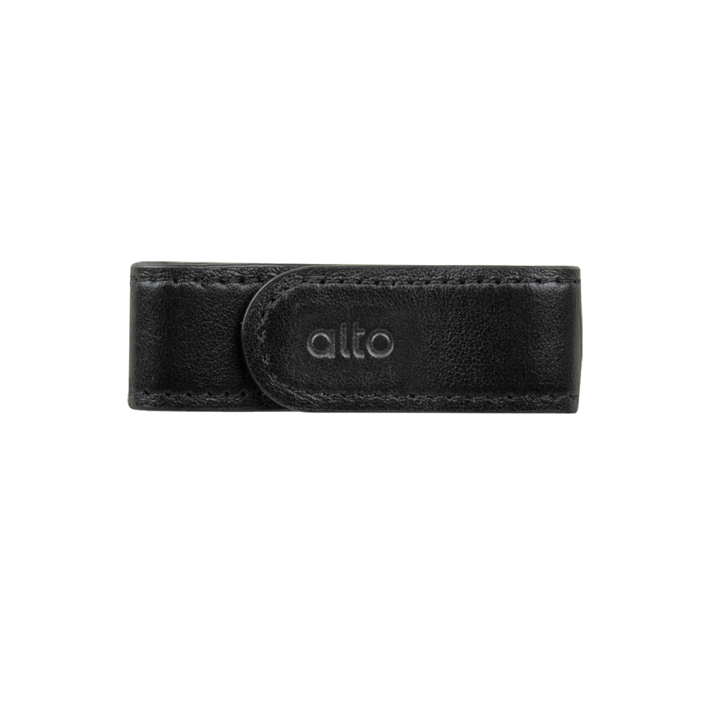 Magnetic Leather Clip – Raven Black