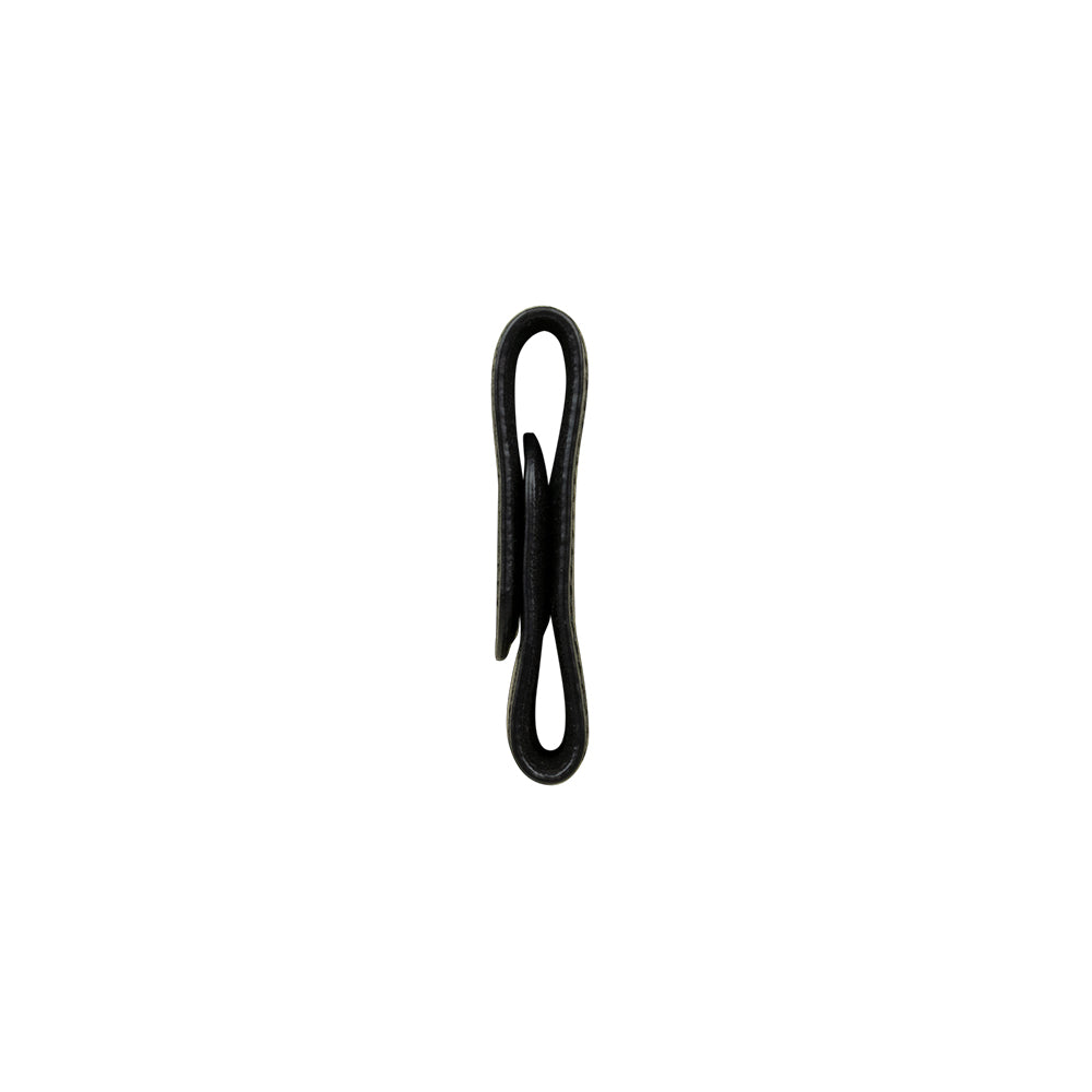 Magnetic Leather Clip – Raven Black