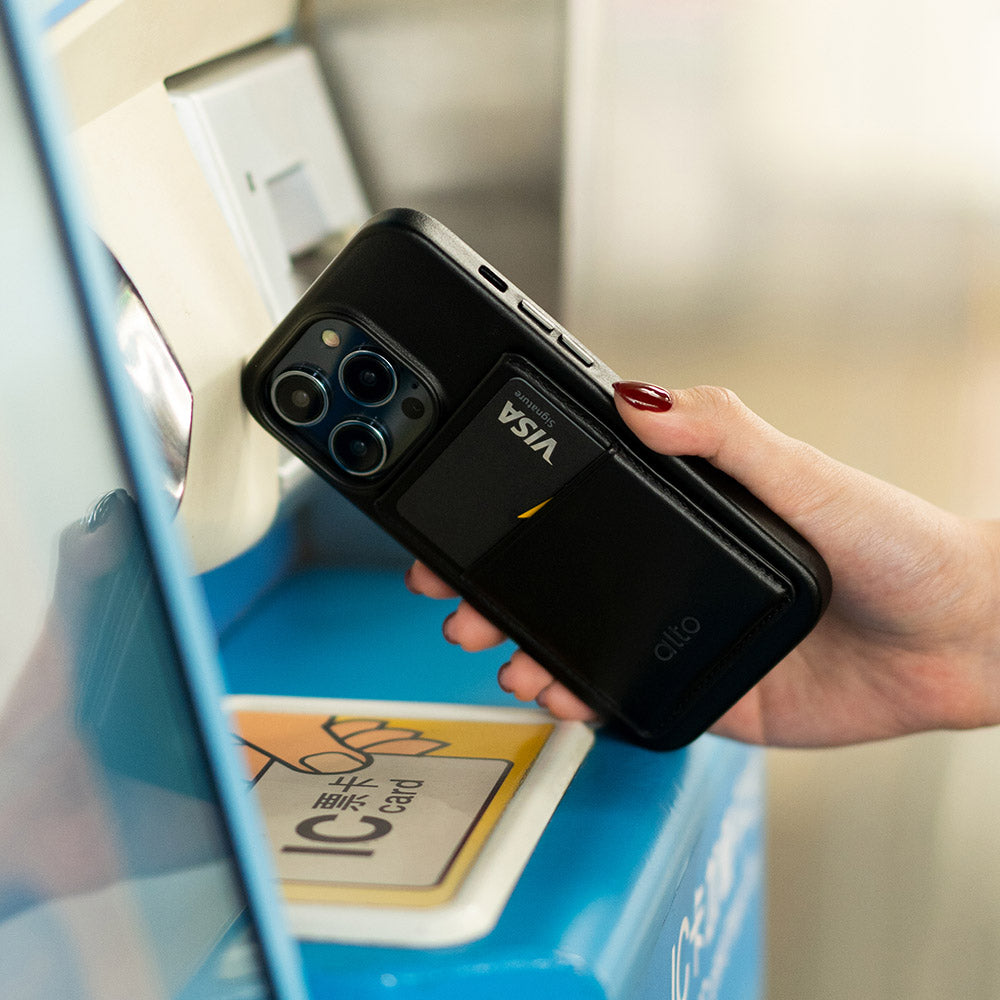 Magnetic Wallet - Raven Black