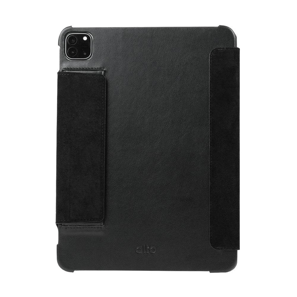 iPad Air 10.9″ / Air 11“ M2 / Pro 11” Folio Leather Case - Raven Black