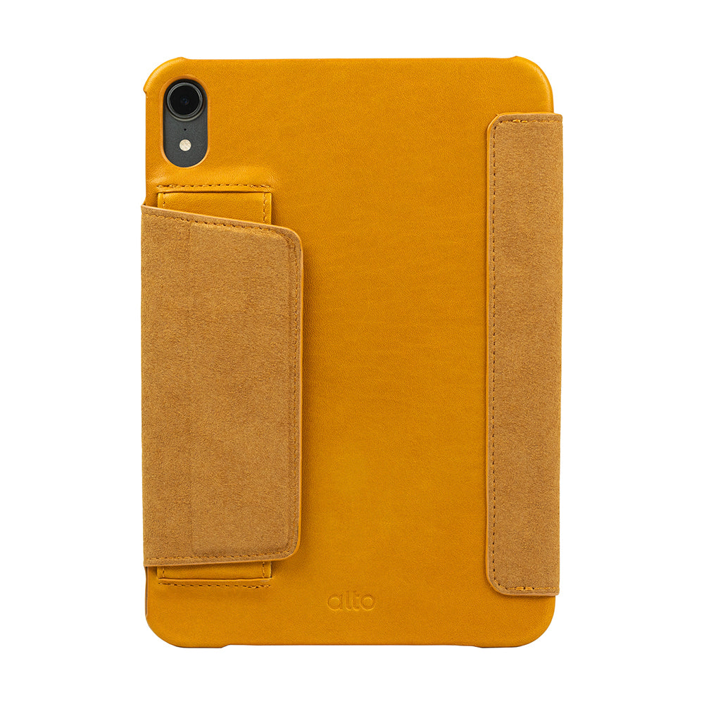 iPad mini Folio Leather Case – Caramel Brown