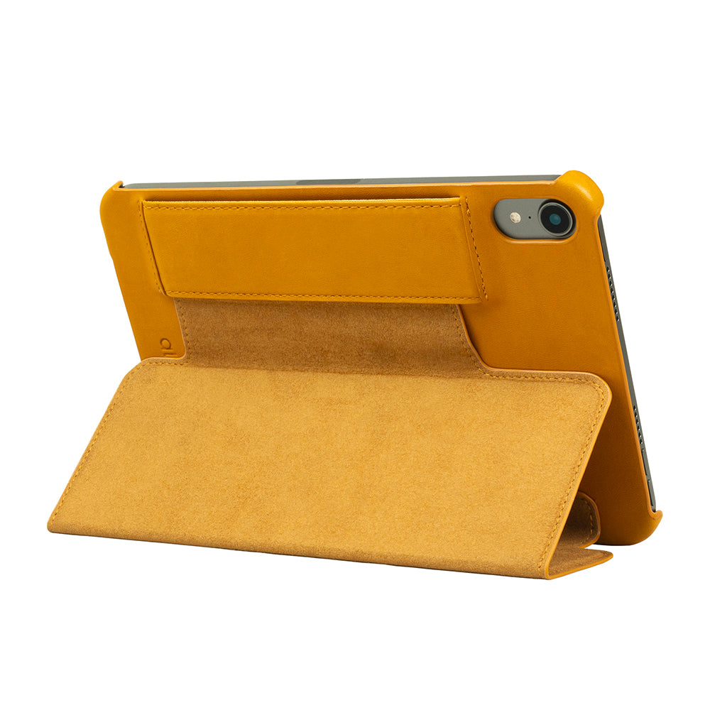 iPad mini Folio Leather Case – Caramel Brown
