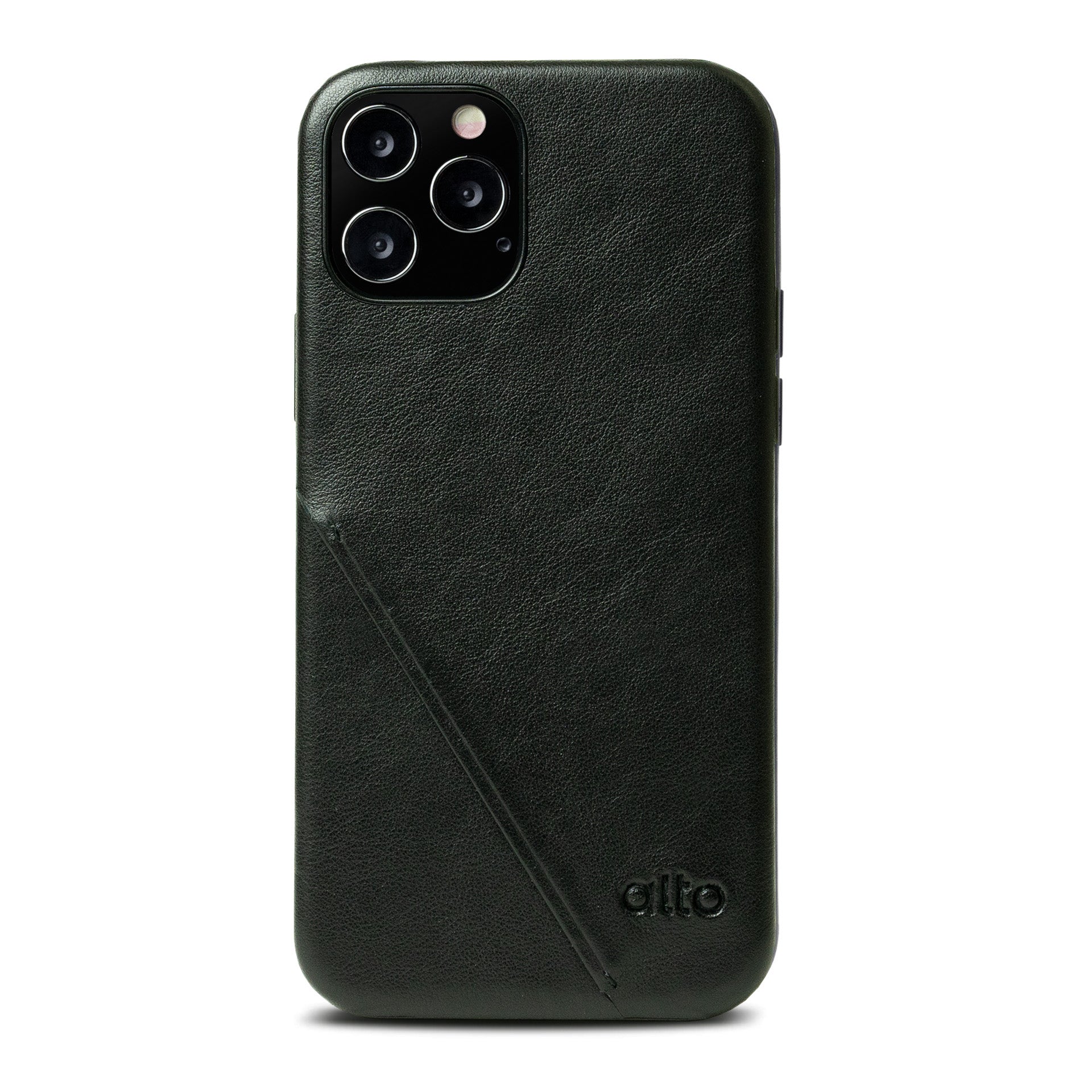 iPhone 12シリーズメトロ360レザーウォレットケース - レイヴンブラック