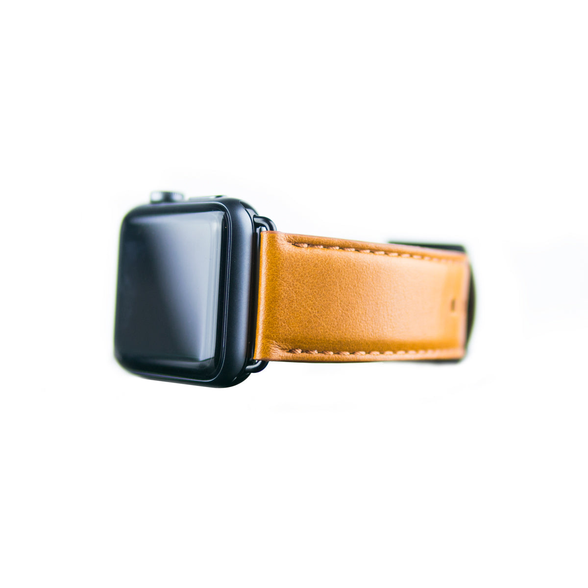 Apple Watch Leather Band 42/44/45/49mm – Caramel Brown
