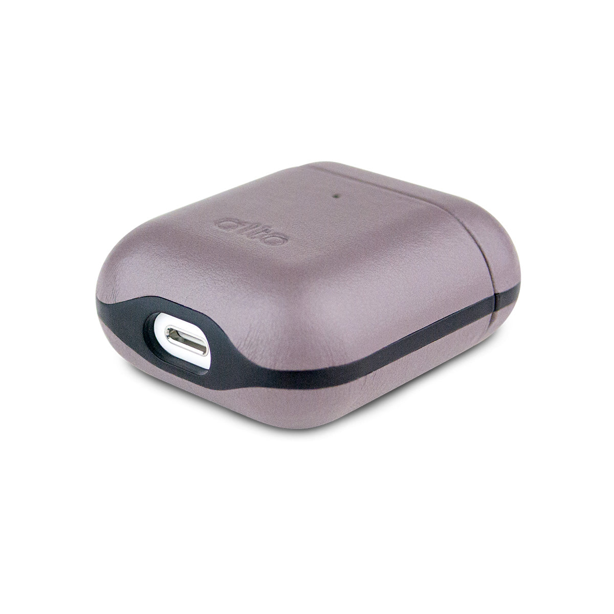 AirPods Leather Case – Cement Gray