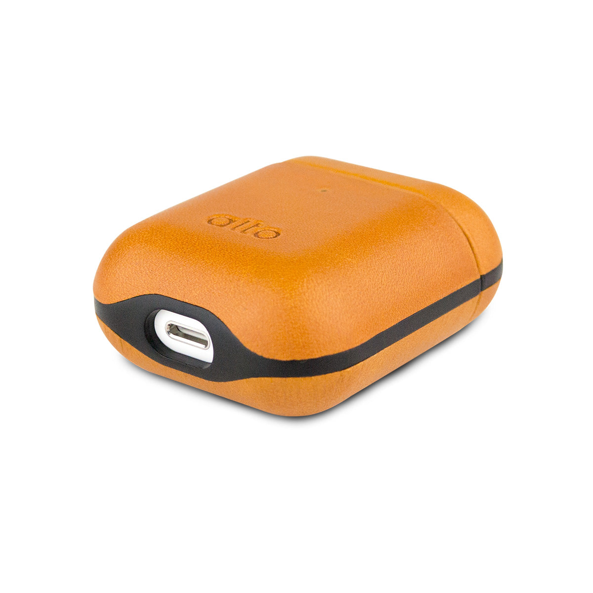 AirPods Leather Case – Caramel Brown