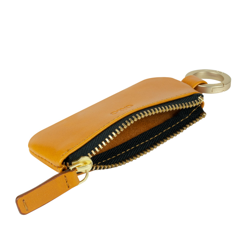 Leather Coin Pouch – Caramel Brown