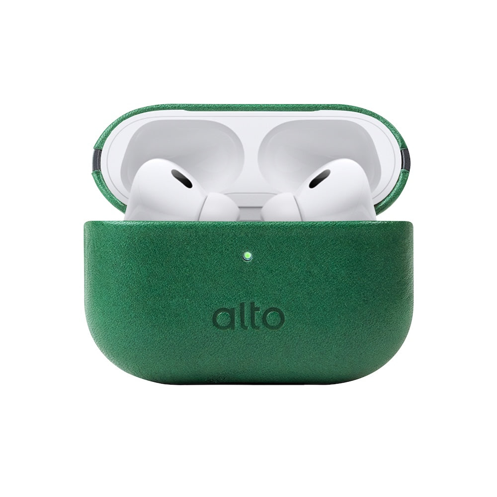 AirPods Pro 3 Leather Case - Forest Green: Keychain Included