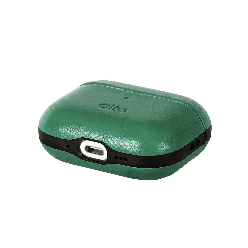 AirPods Pro 3 Leather Case - Forest Green: Keychain Included