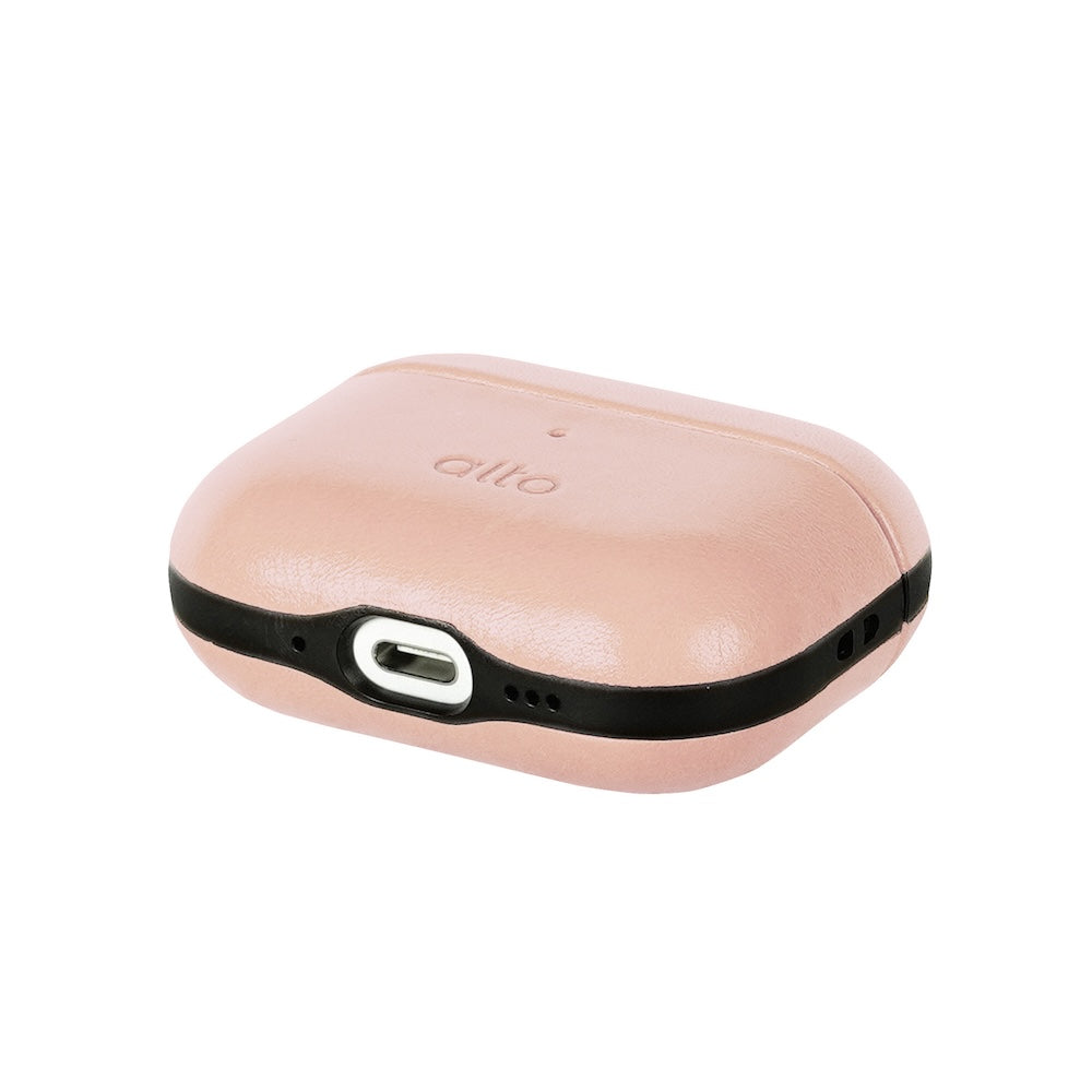 AirPods Pro 3 Leather Case - Misty Pink: Keychain Included