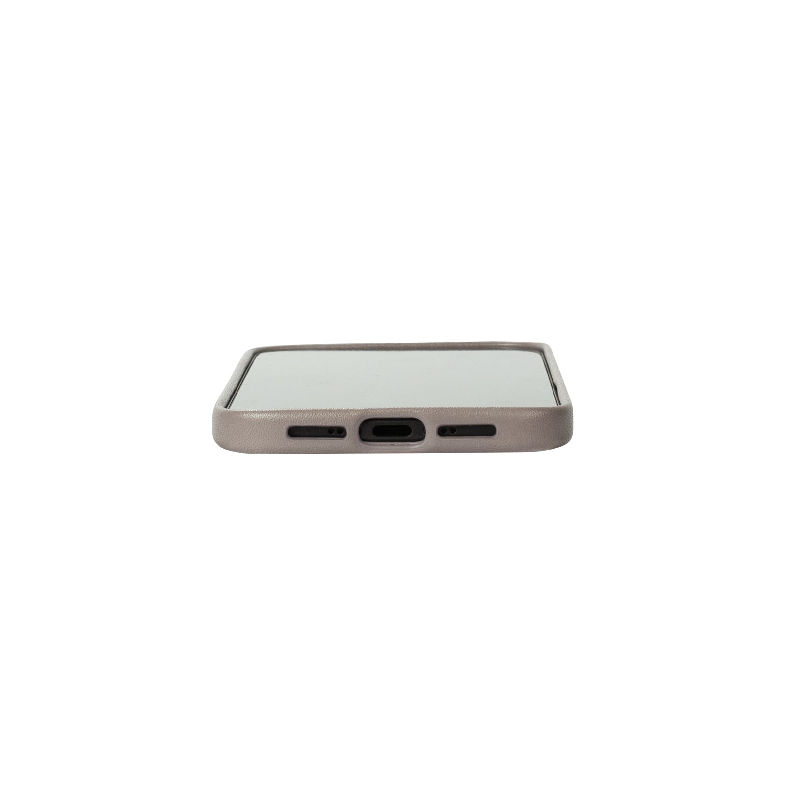 iPhone 17 Air - Clop Magnetic Leather Case - Cement Gray