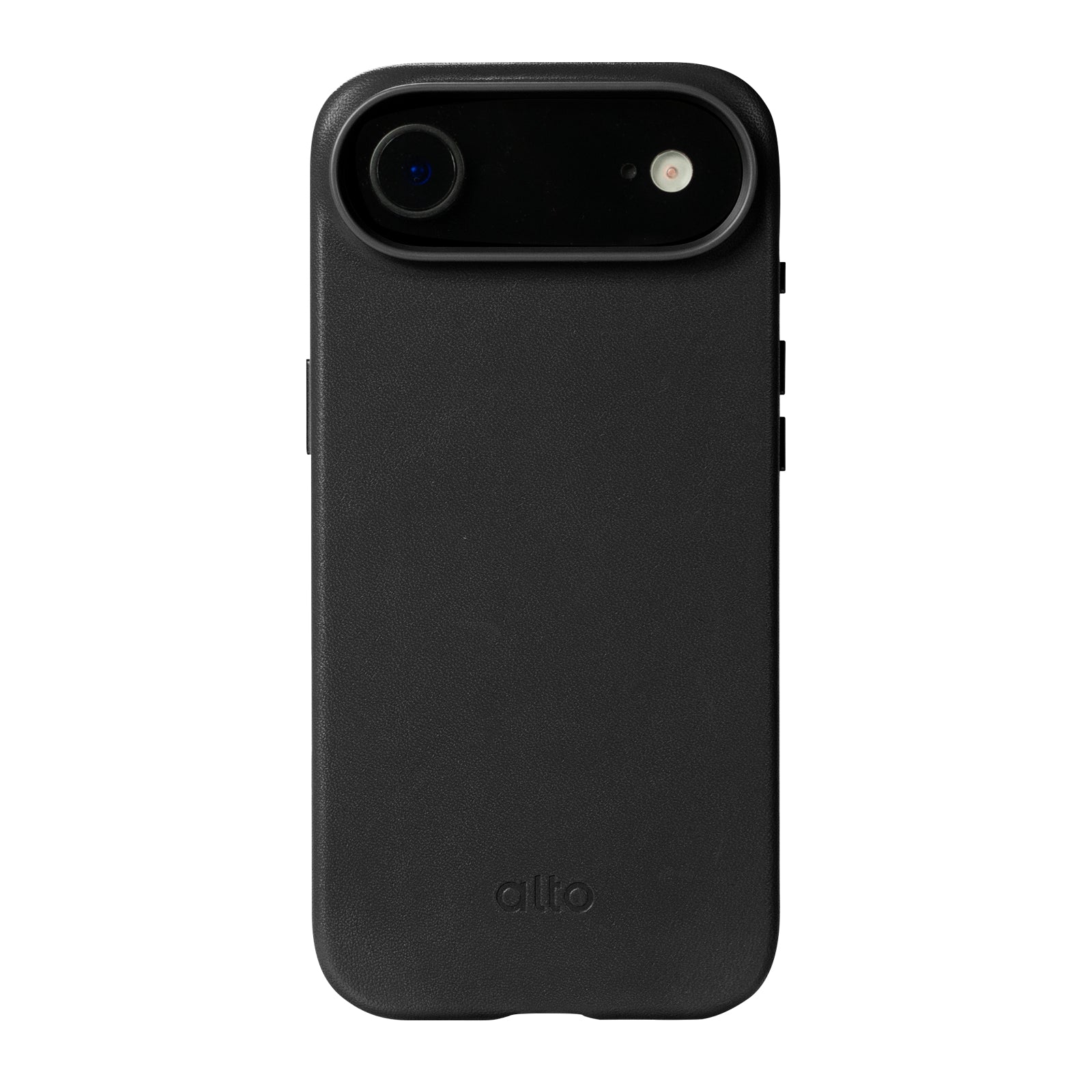 iPhone 17 Air - Clop Magnetic Leather Case - Raven Black