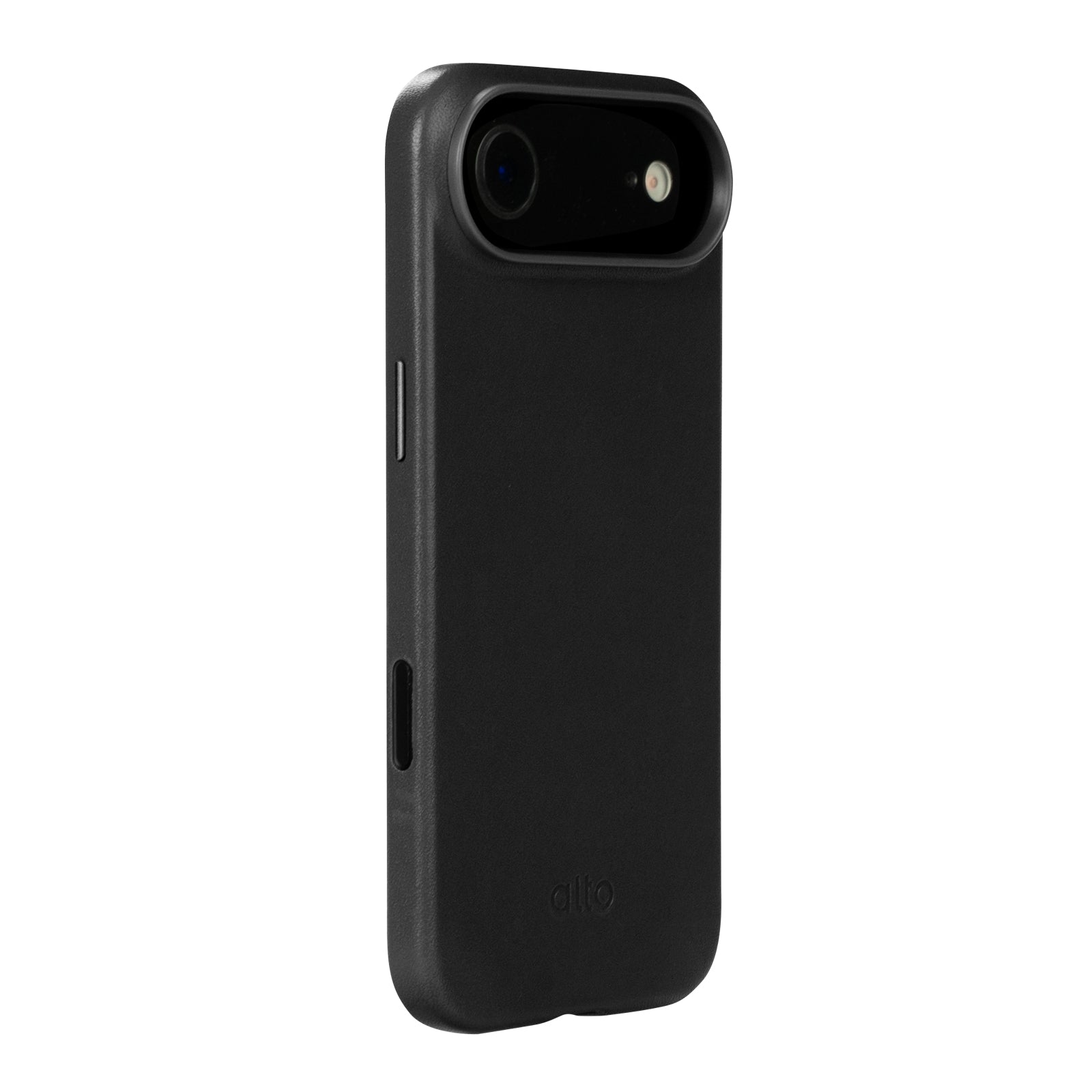 iPhone 17 Air - Clop Magnetic Leather Case - Raven Black