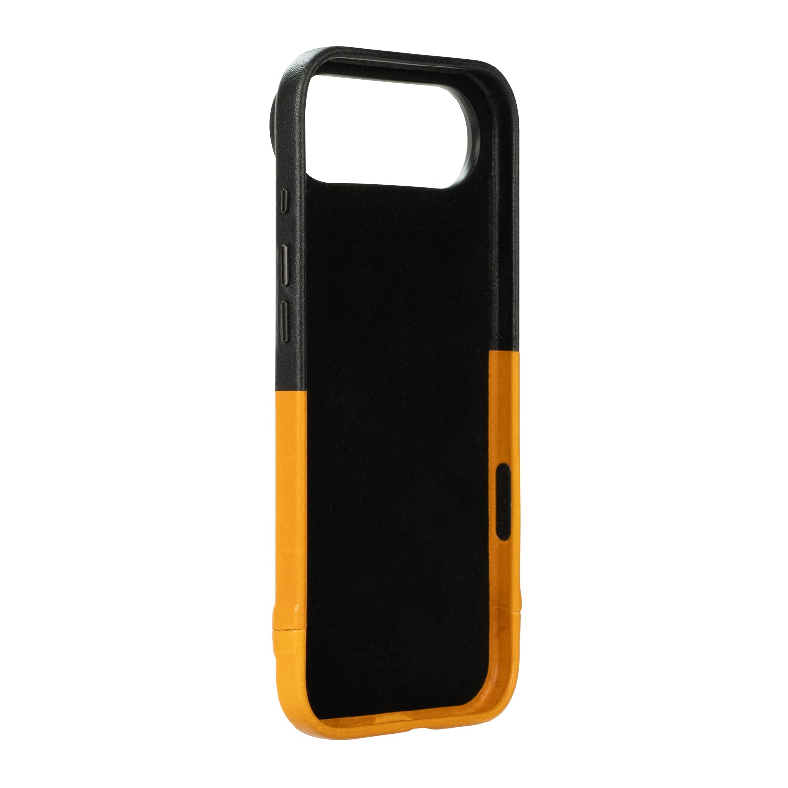 iPhone 17 Air - Metro Leather Wallet Case - Caramel brown/Raven black