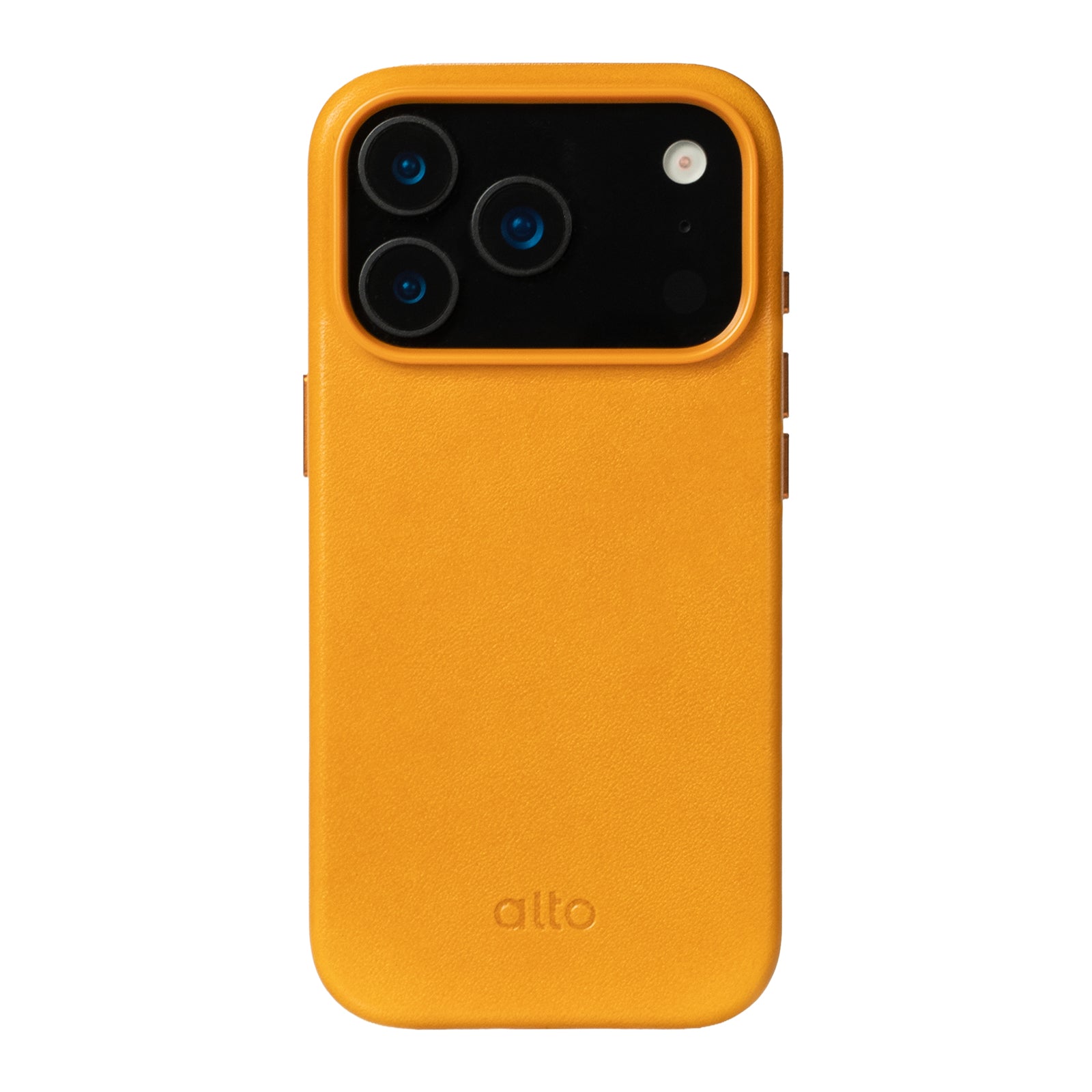iPhone 17 Pro  - Clop Magnetic Leather Case - Caramel Brown