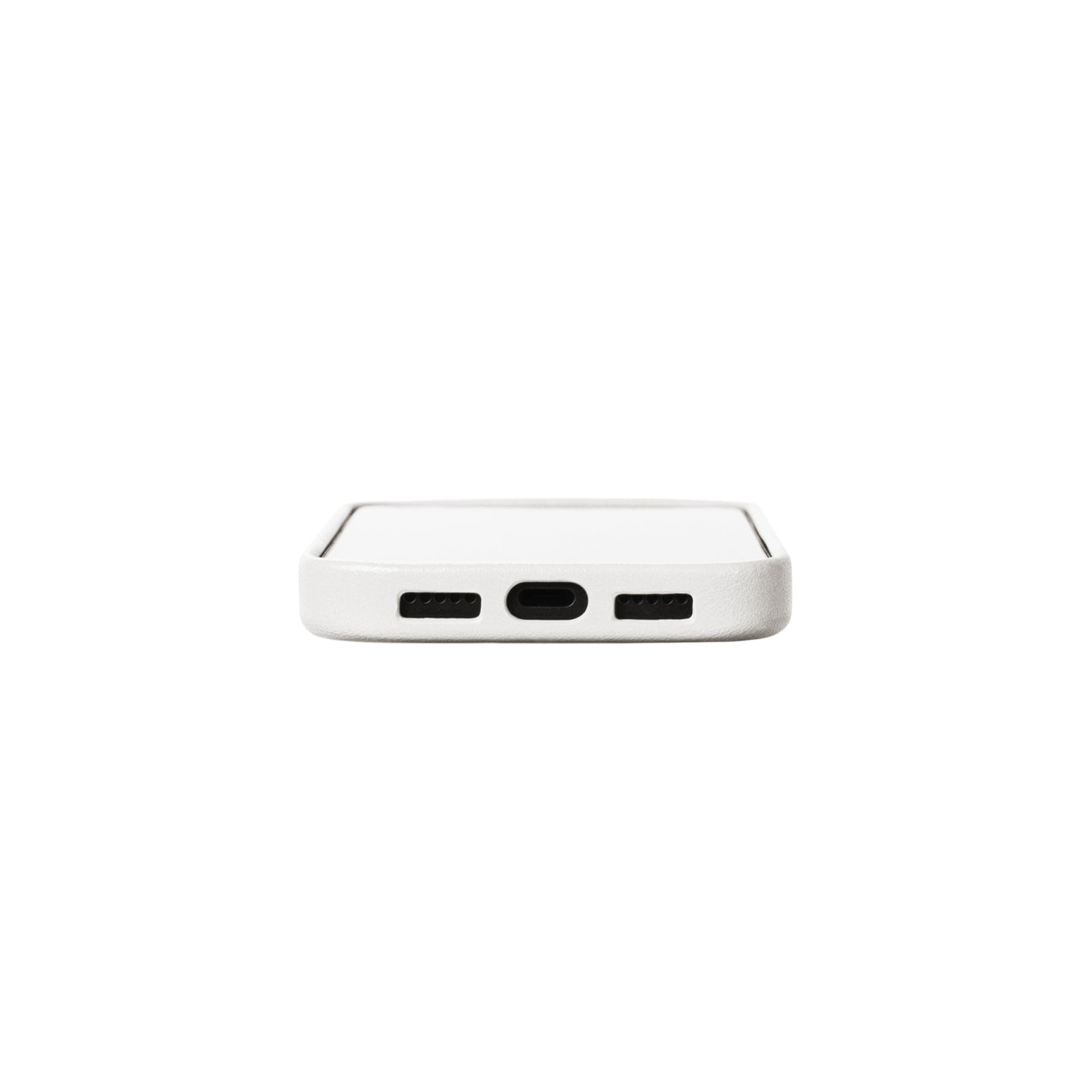 iPhone 17 Pro  - Clop Magnetic Leather Case - Forst White