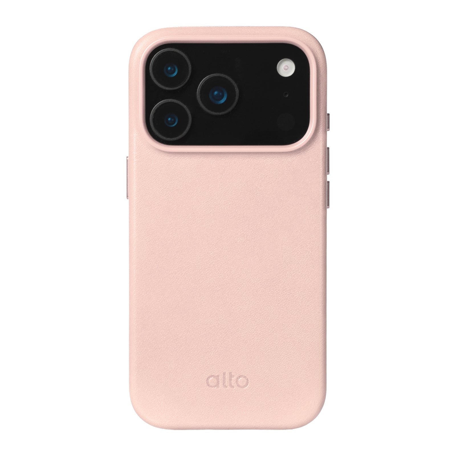 iPhone 17 Pro  - Clop Magnetic Leather Case - Misty Pink