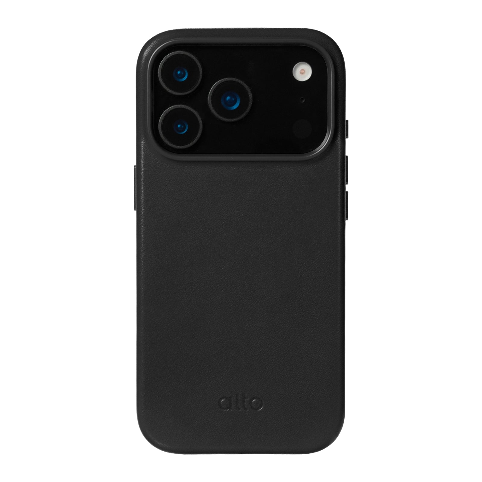 iPhone 17 Pro  - Clop Magnetic Leather Case - Raven Black