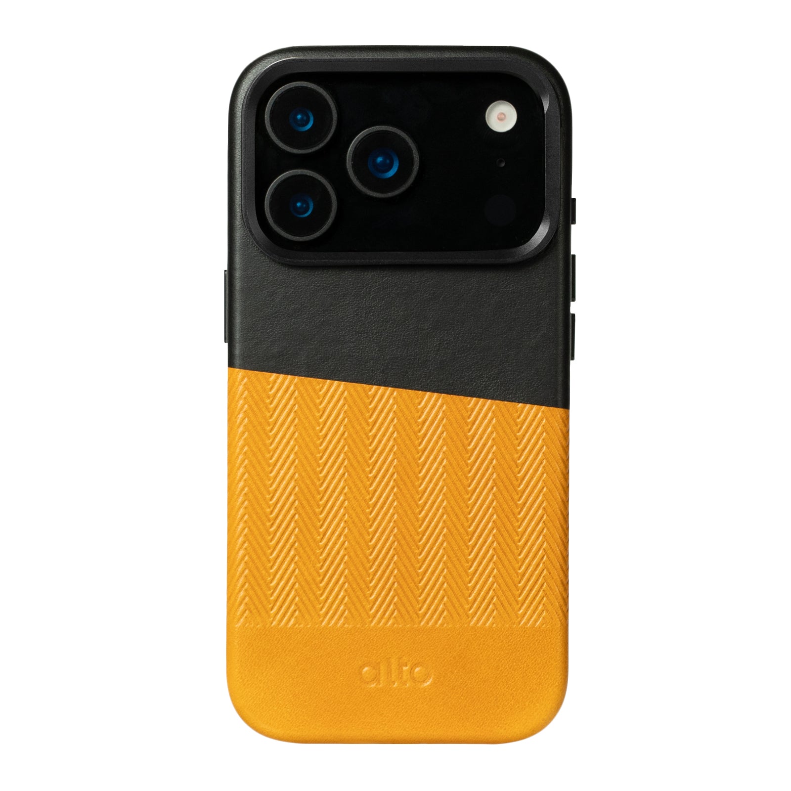 iPhone 17 Pro  - Herring Magnetic Stand Leather Case - Caramel brown/Raven black
