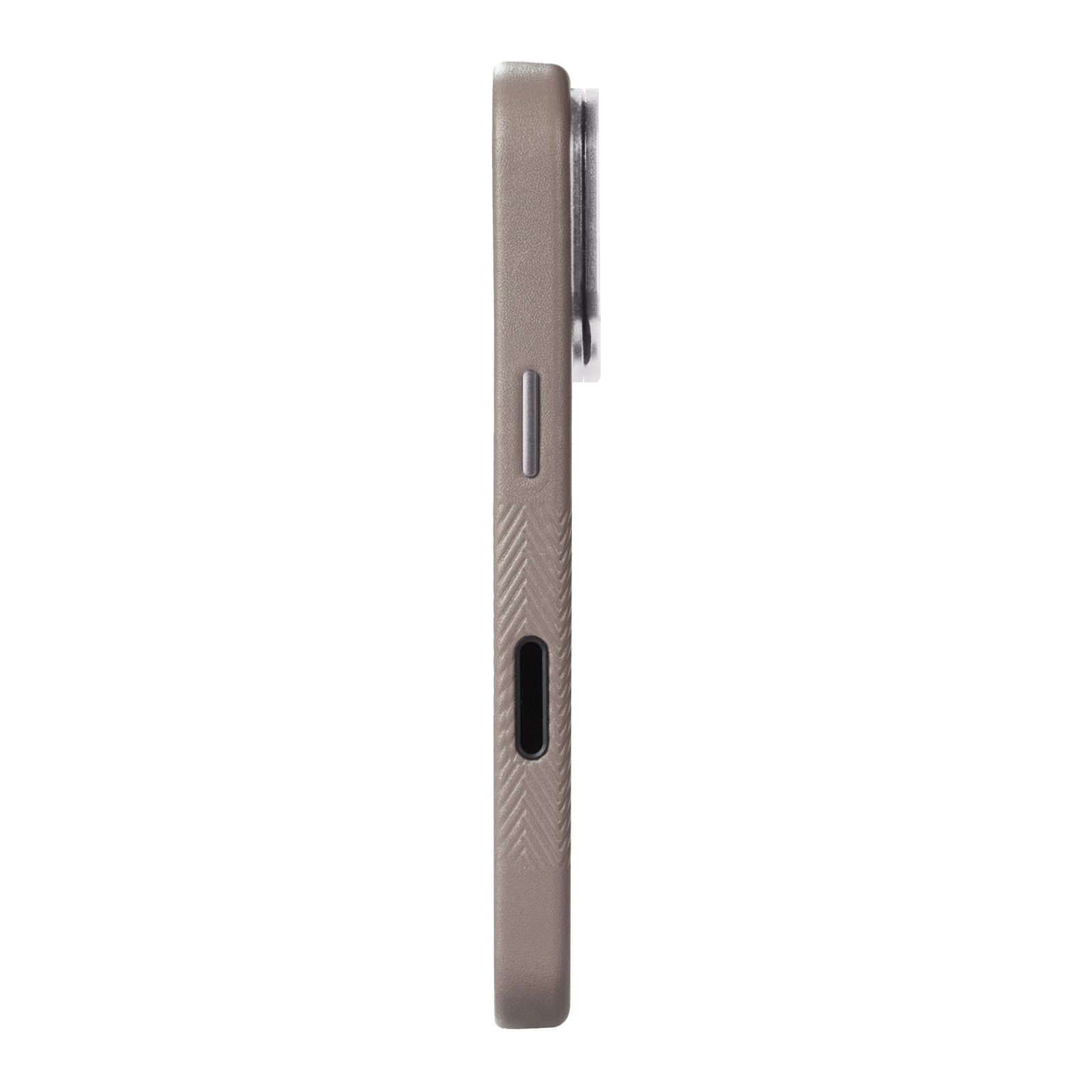iPhone 17 Pro  - Herring Magnetic Stand Leather Case - Cement Gray