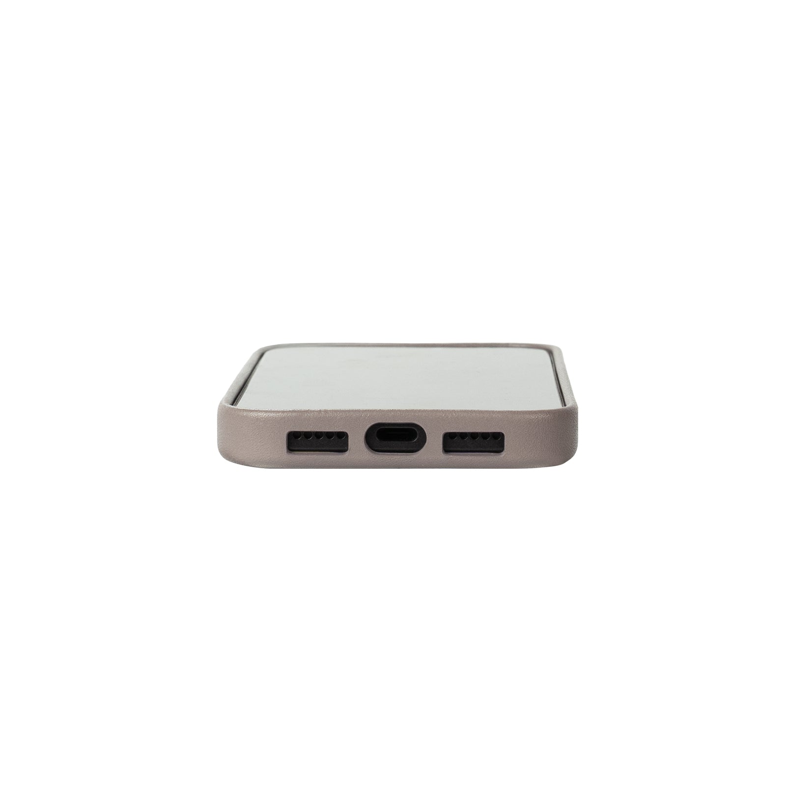 iPhone 17 Pro  - Herring Magnetic Stand Leather Case - Cement Gray