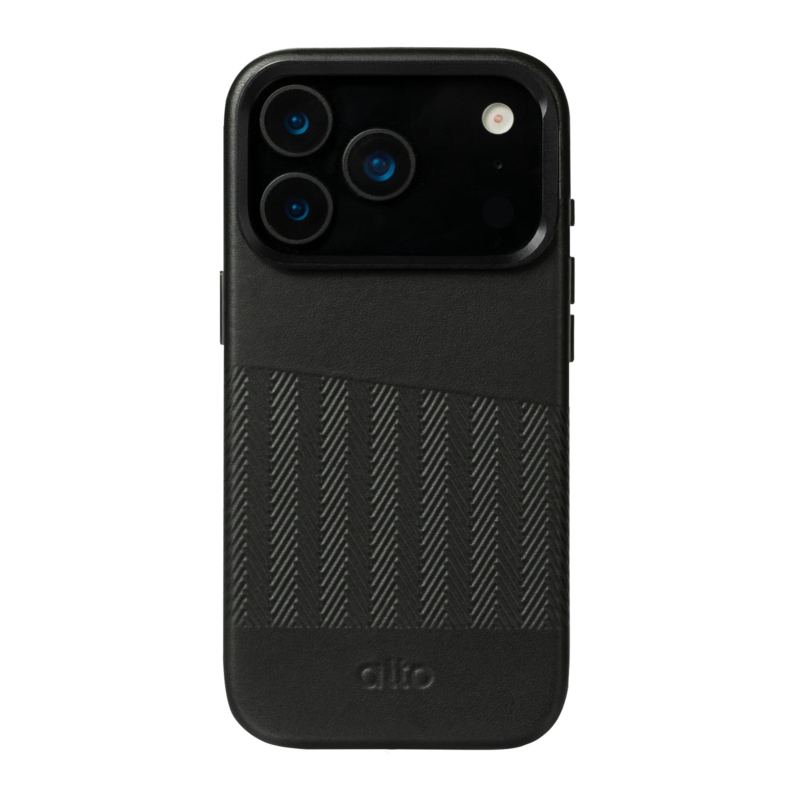 iPhone 17 Pro  - Herring Magnetic Stand Leather Case - Raven Black