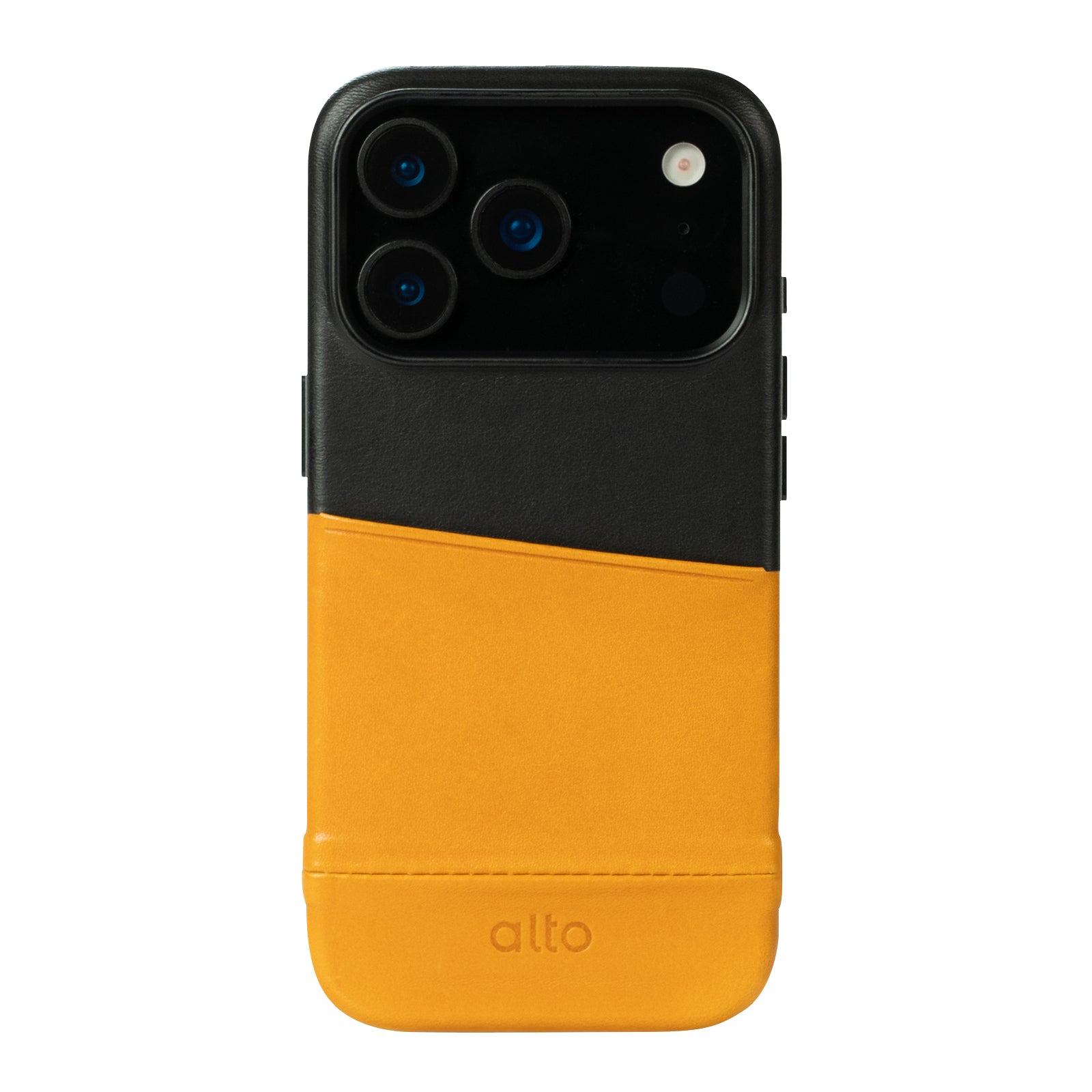 iPhone 17 Pro  - Metro Leather Wallet Case - Caramel brown/Raven black