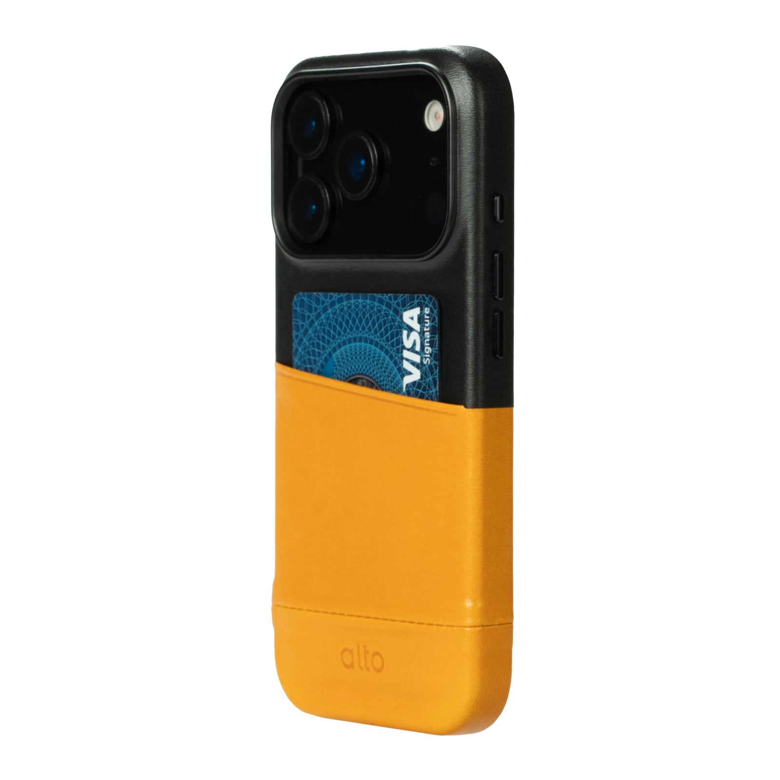 iPhone 17 Pro  - Metro Leather Wallet Case - Caramel brown/Raven black