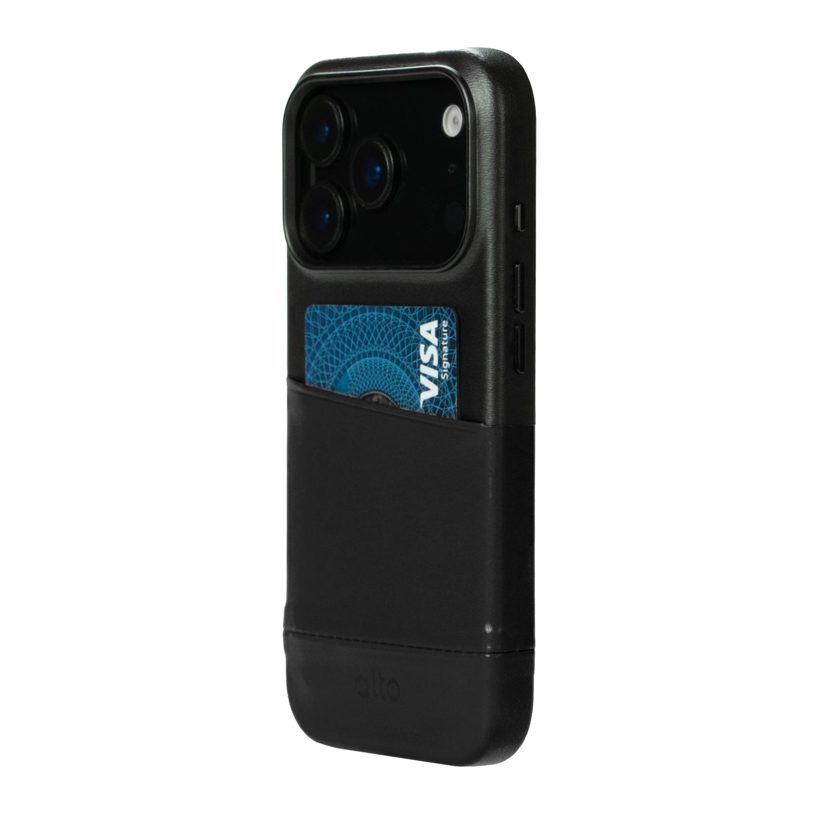 iPhone 17 Pro  - Metro Leather Wallet Case - Raven Black