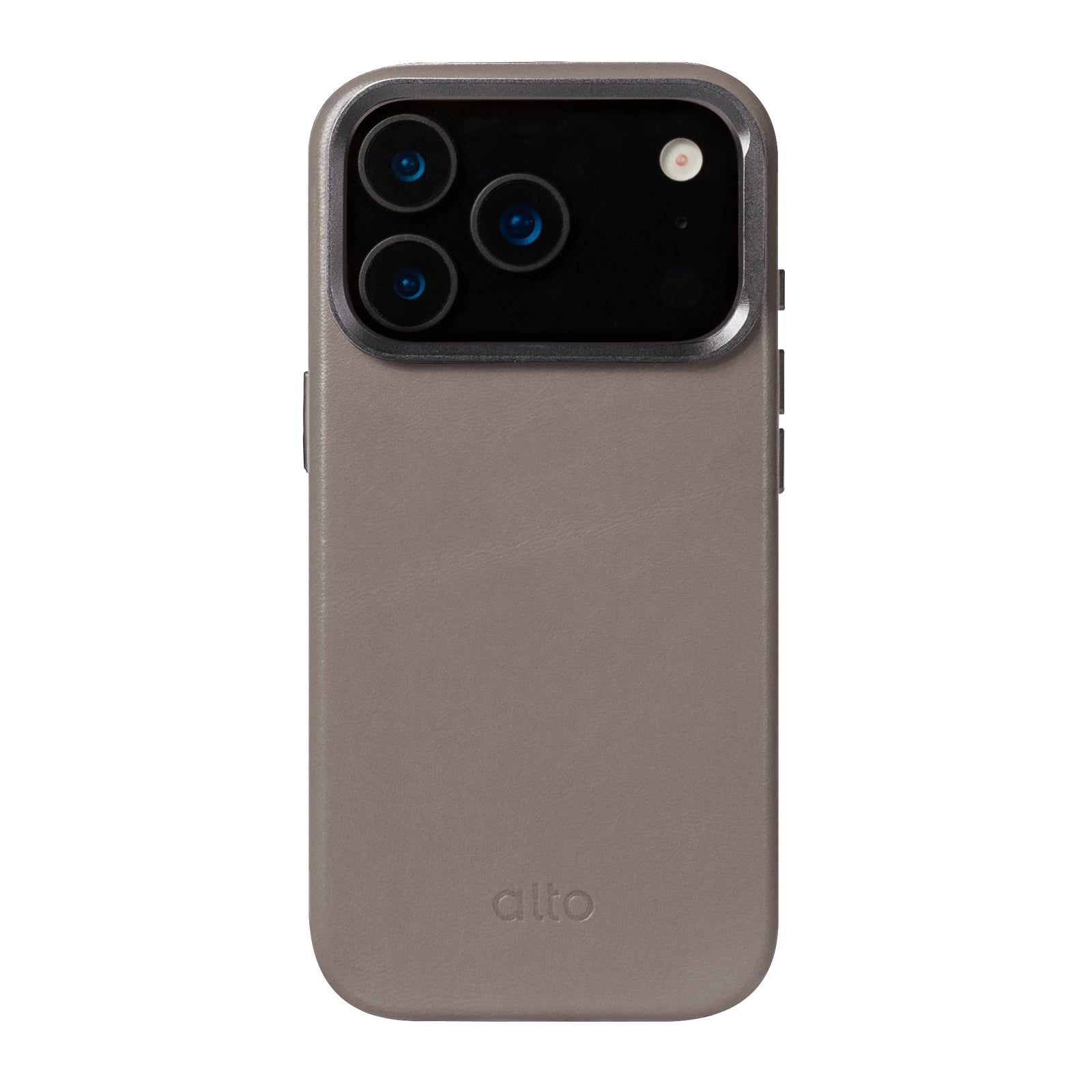 iPhone 17 Pro  - Uplop Magnetic Stand Leather Case - Cement Gray