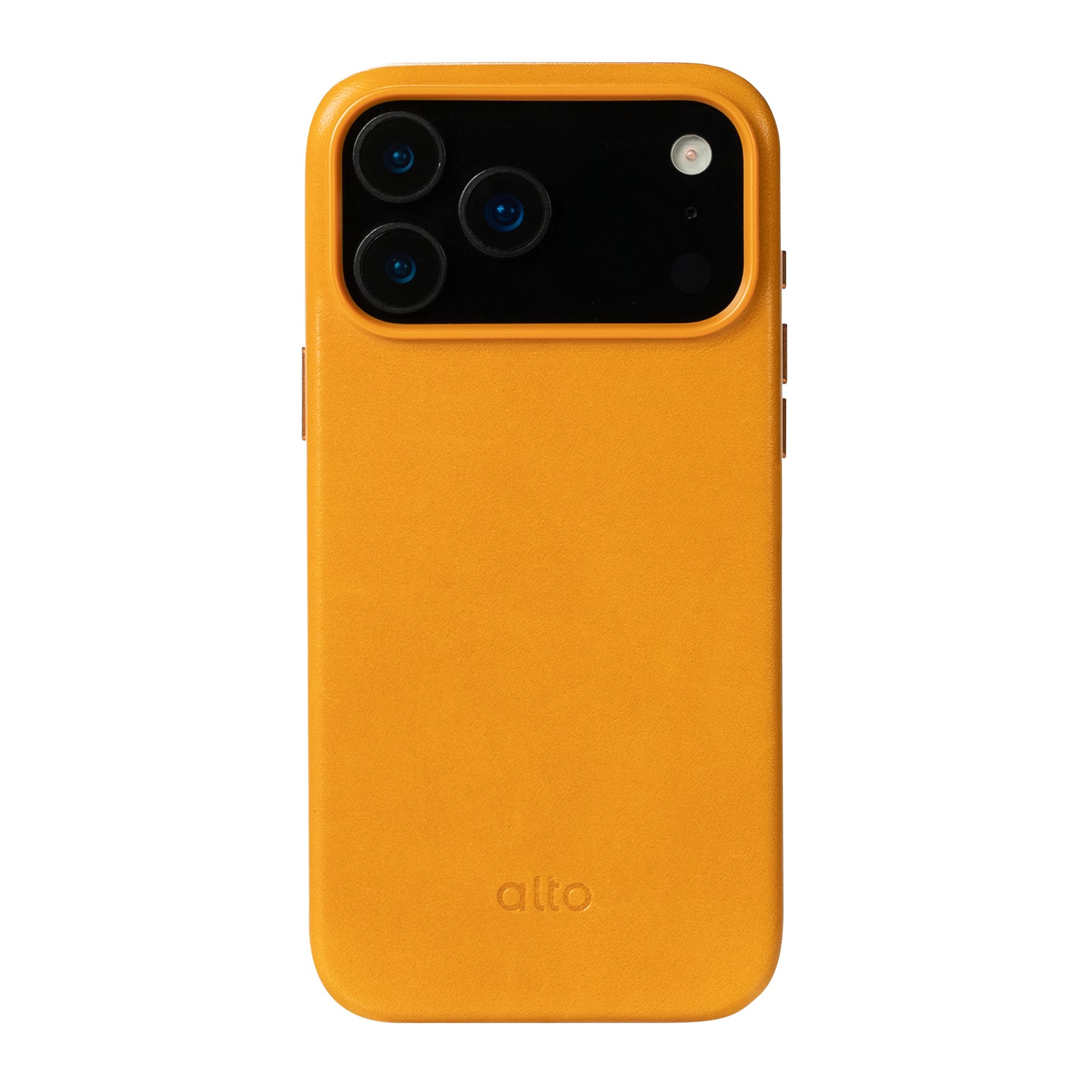 iPhone 17 Pro Max - Clop Magnetic Leather Case - Caramel Brown
