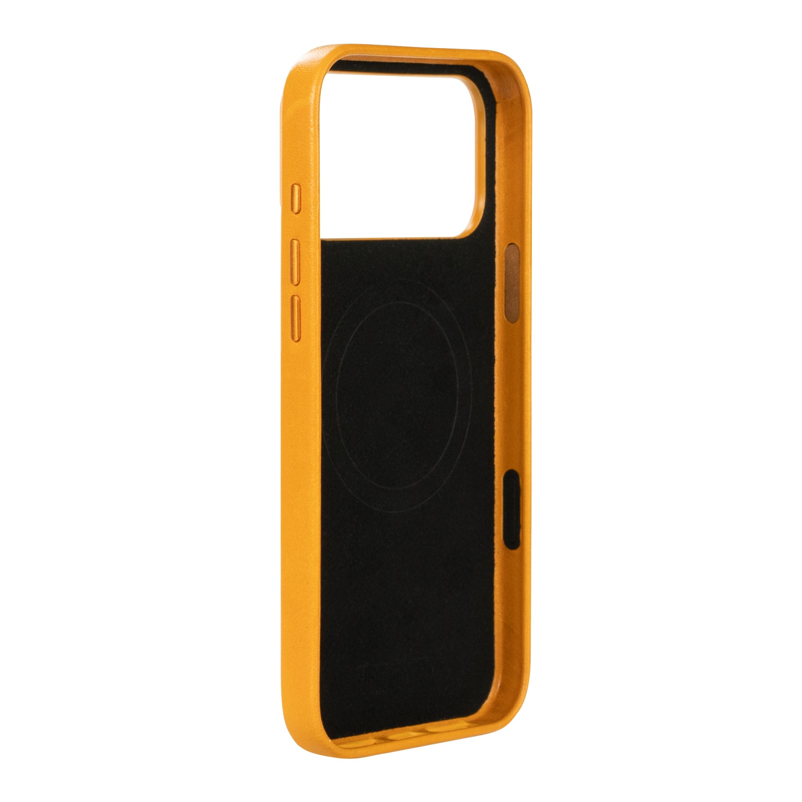 iPhone 17 Pro Max - Clop Magnetic Leather Case - Caramel Brown