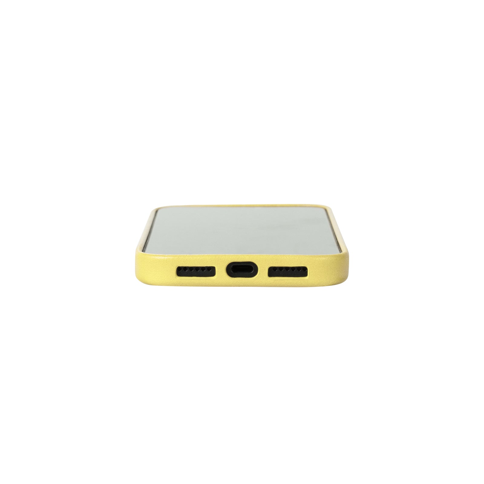 iPhone 17 Pro Max - Clop Magnetic Leather Case - Downlight Yellow