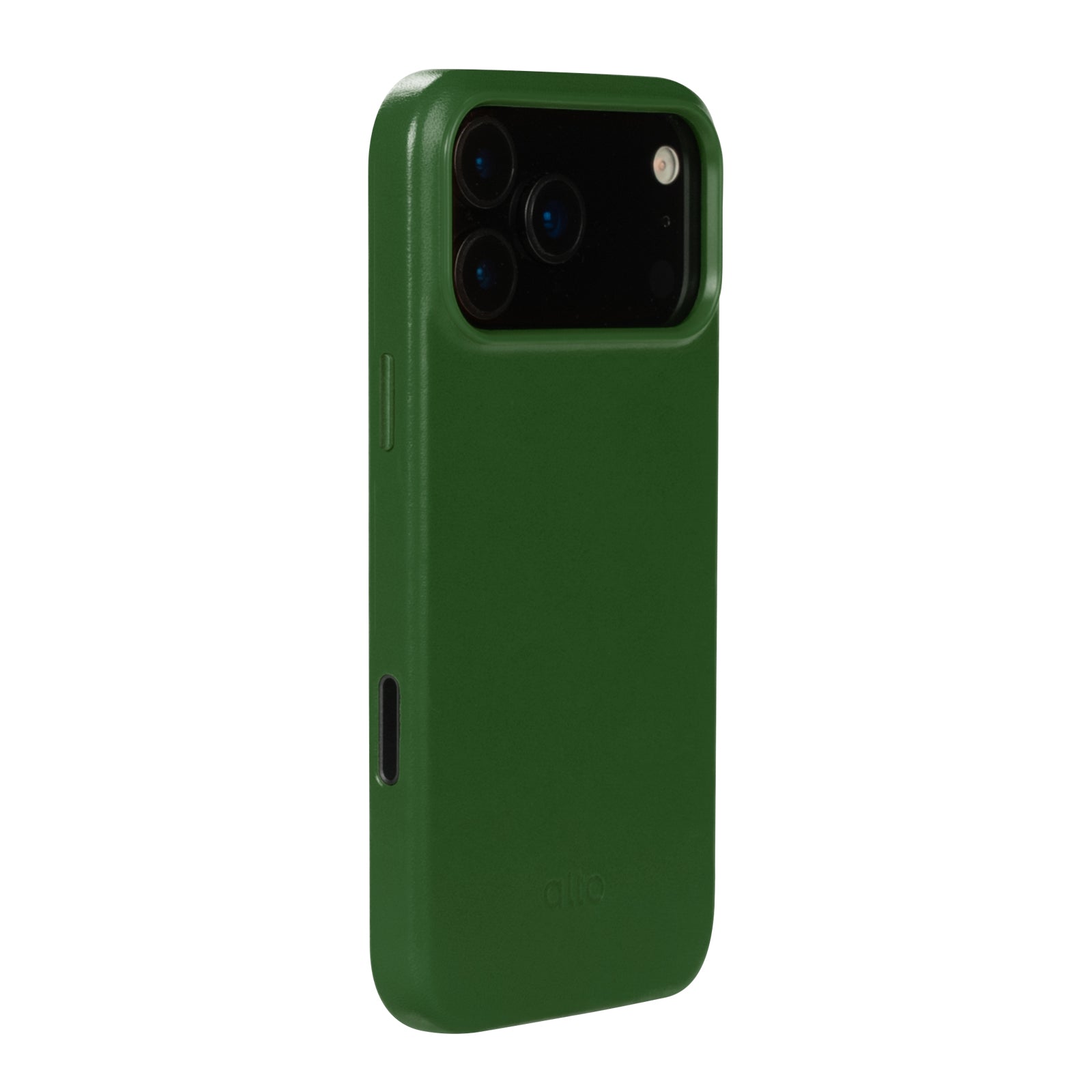 iPhone 17 Pro Max - Clop Magnetic Leather Case - Forest Green