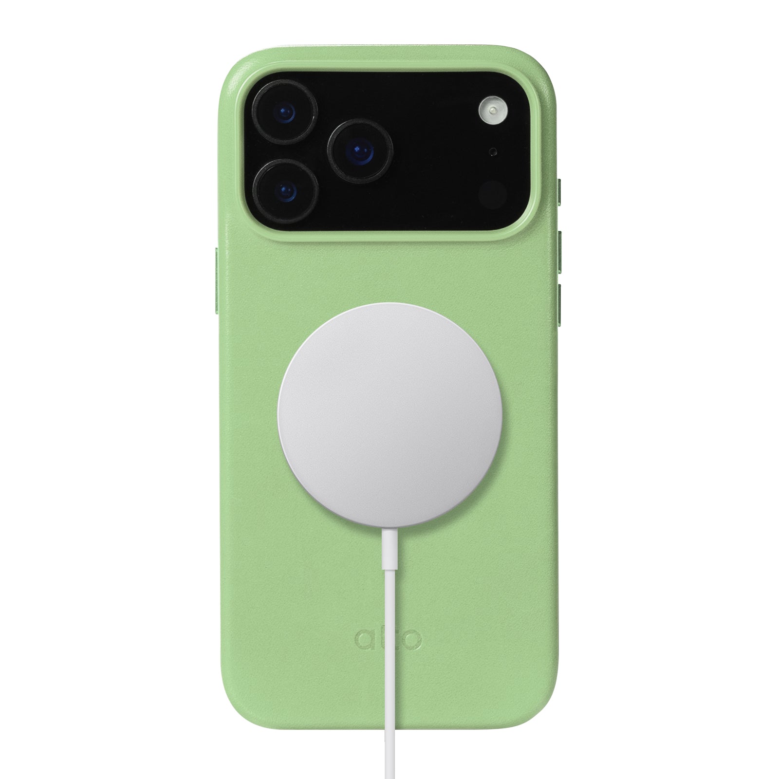 iPhone 17 Pro Max - Clop Magnetic Leather Case - Moss Green