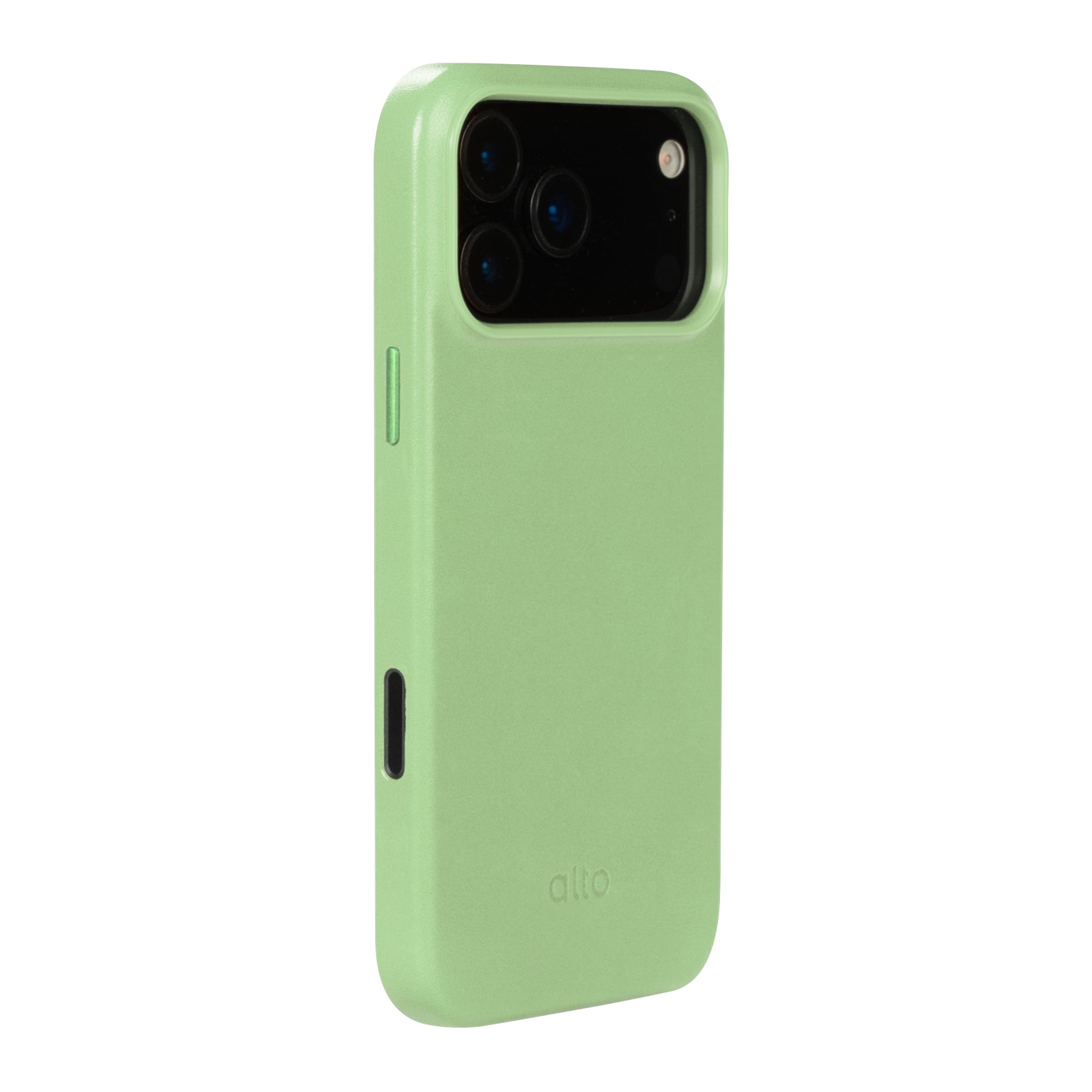 iPhone 17 Pro Max - Clop Magnetic Leather Case - Moss Green