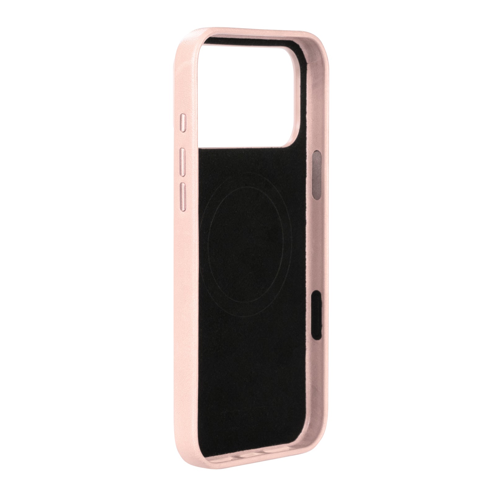 iPhone 17 Pro Max - Clop Magnetic Leather Case - Misty Pink