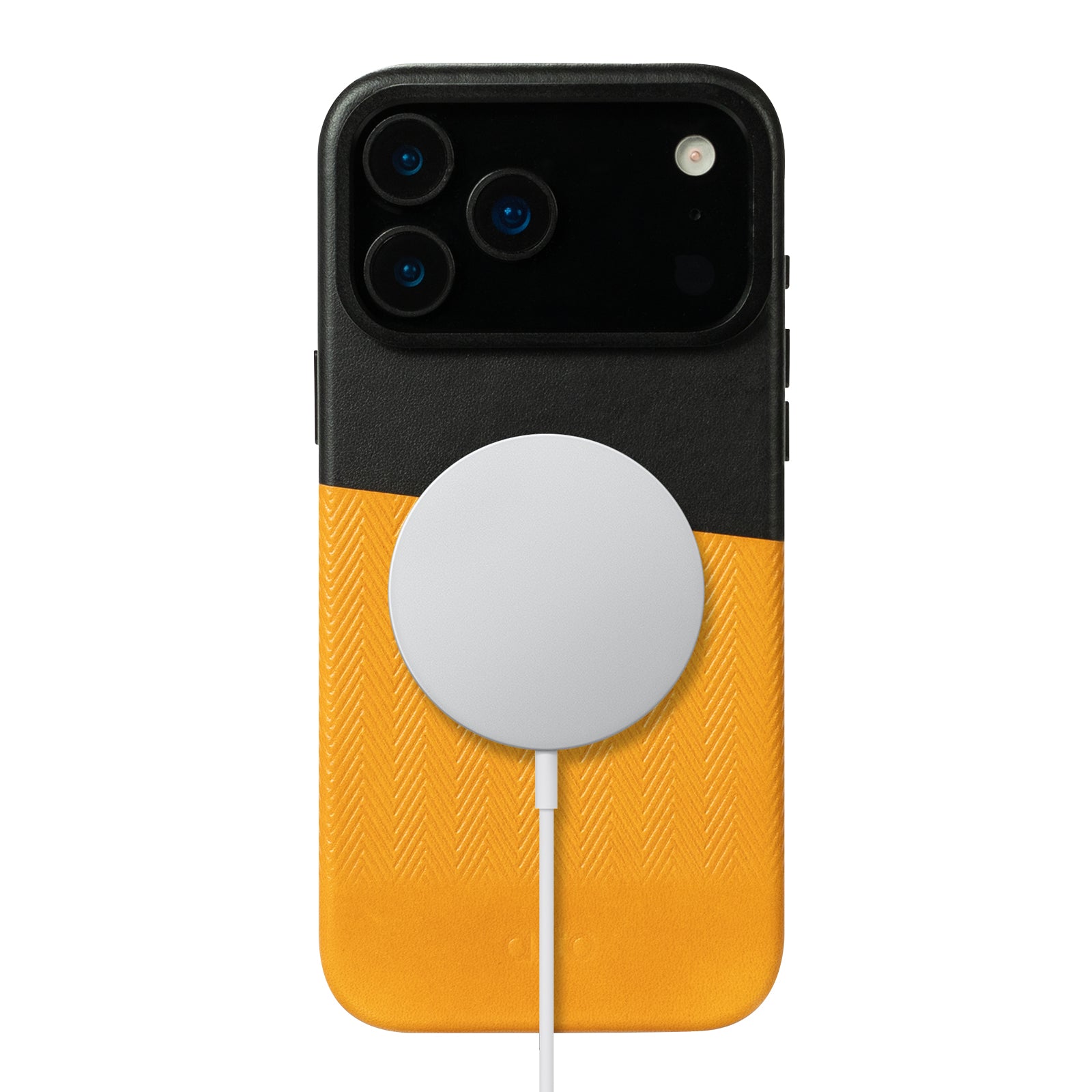 iPhone 17 Pro Max - Herring Magnetic Stand Leather Case - Caramel brown/Raven black
