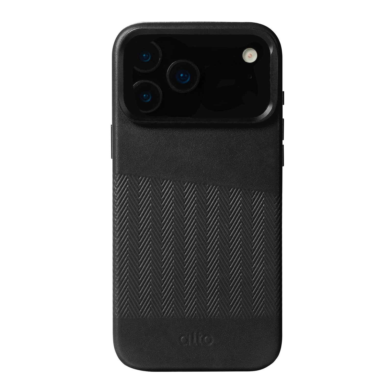iPhone 17 Pro Max - Herring Magnetic Stand Leather Case - Raven Black